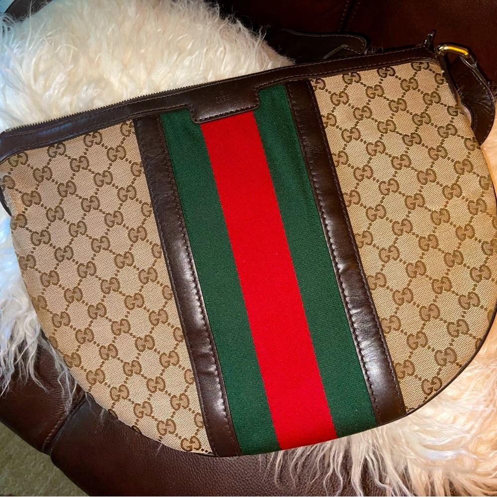 Authentic Brown Gucci Crossbody